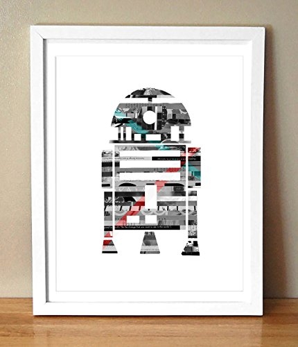 C3PO Star Wars Droid - Magazine Strip Art Print