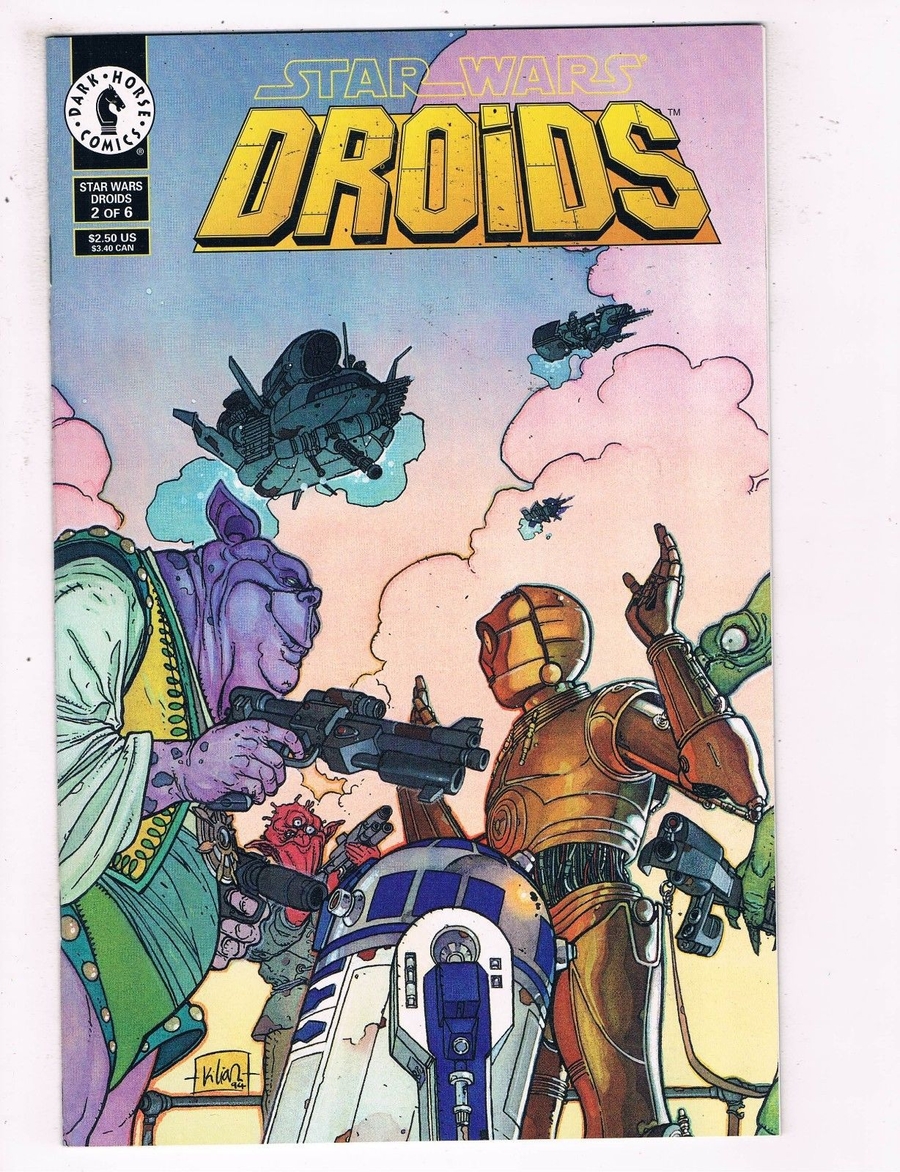 C3PO Star Wars Droid - Magazine Strip Art Print